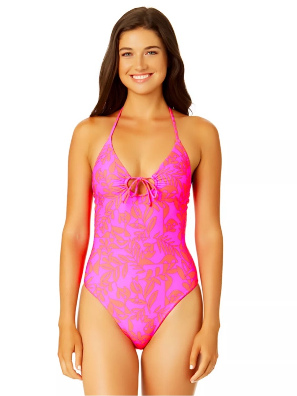 Hurley Pink Tropical One Piece